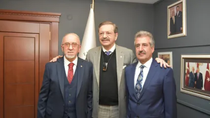 TOBB Başkanı Hisarcıklıoğlu: Başkan Dumandağ'ın bilgi ve tecrübesinden istifade ediyorum.