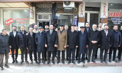 AK Parti Genel Başkan Yrd. Ömer İleri Elazığ'da Şerifoğulları ile Birlikte Temaslarda Bulundu