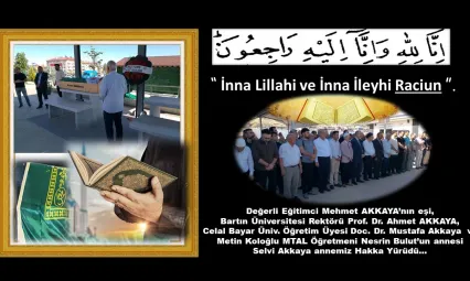 Akkaya Ailesinin Acısını Paylaşıyoruz
