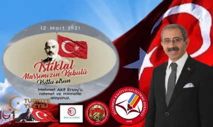 Başkan Akgün'den İstiklal Marşı Kabulü Günü Açıklaması