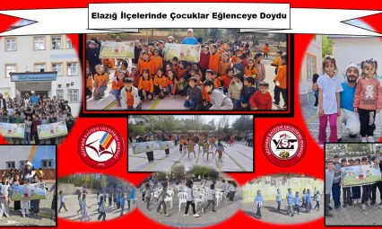 Elazığ İlçelerinde Çocuklar Eğlenceye Doydu...