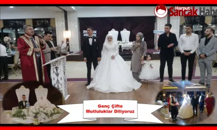 Genç Çifte Mutluluklar Diliyoruz