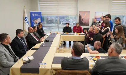 Rektör Akkaya, 10 Ocak Çalışan Gazeteciler Günü'nde Basın Mensuplarıyla Buluştu