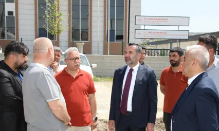 Saha İncelemelerini Sürdüren Başkan Şahin Şerifoğulları'ndan Yoğun Tempo