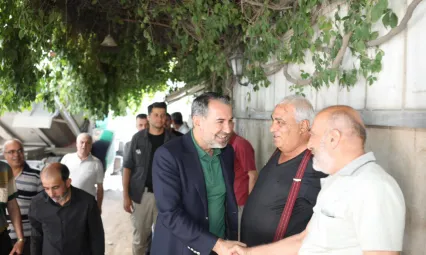 SAHA İNCELEMELERİNİ SÜRDÜREN BAŞKAN ŞERİFOĞULLARI, VATANDAŞLARLA BİR ARAYA GELDİ