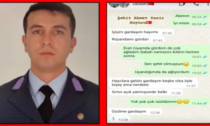 Şehidimizin Son Mesajı Yürekleri Yaktı