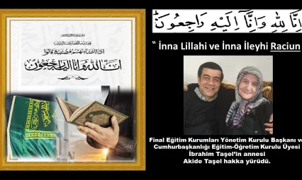 Taşel Ailesinin Acısını Paylaşıyoruz