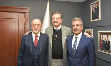 TOBB Başkanı Hisarcıklıoğlu: Başkan Dumandağ'ın bilgi ve tecrübesinden istifade ediyorum.
