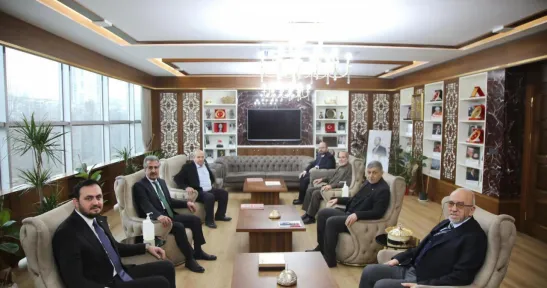 Dumandağ'dan, Başkan Selmanoğlu'na Hayırlı Olsun Ziyareti