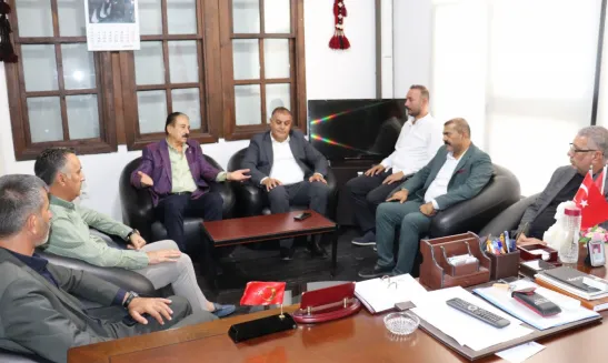 MHP İl Başkanı Gök'ten MESOB Başkanı Keskin'e ziyaret