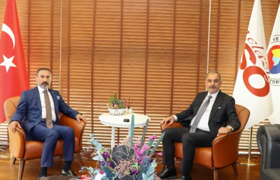 Başkan Alan, Gaziantep Ticaret Odası Başkanı Yıldırım'ı Ağırladı
