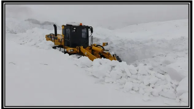 Elazığ'da 533 Köy Yolu Kar Nedeniyle Ulaşıma Kapalı!