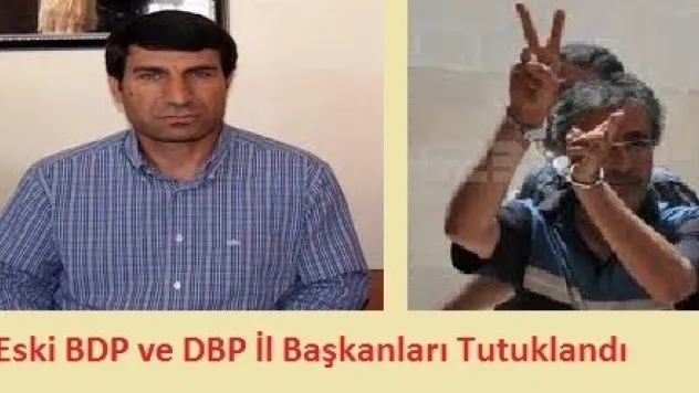 Elazığ'da Eski BDP ve DBP İl Başkanları Tutuklandı