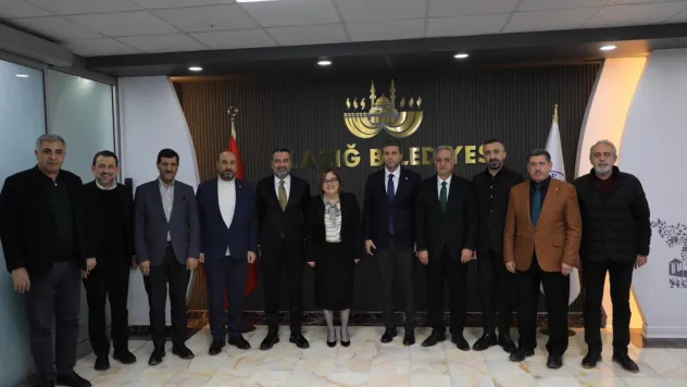 Gaziantep Büyükşehir Belediye Başkanı Fatma Şahin'den Elazığ Belediyesi'ne Ziyaret