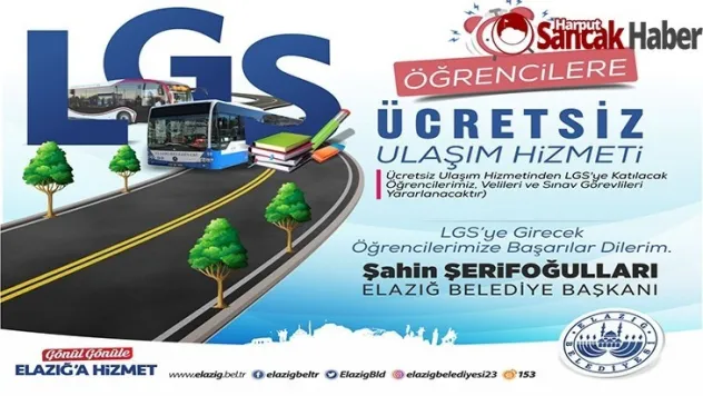 Lgs'ye Girecek Öğrencilere Ücretsiz Ulaşım Hizmeti