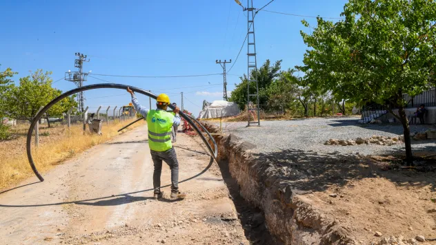 Özal Mahallesi'ne 25 Kilometre İçme Suyu Hattı