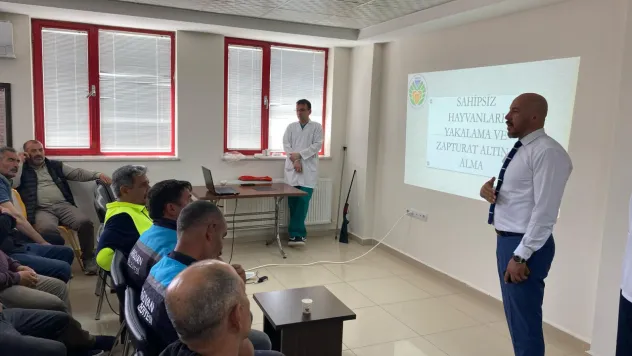 Sahipsiz Hayvanlara Yaklaşma ve Müdahale Teknikleri Konulu Eğitim Tamamlandı