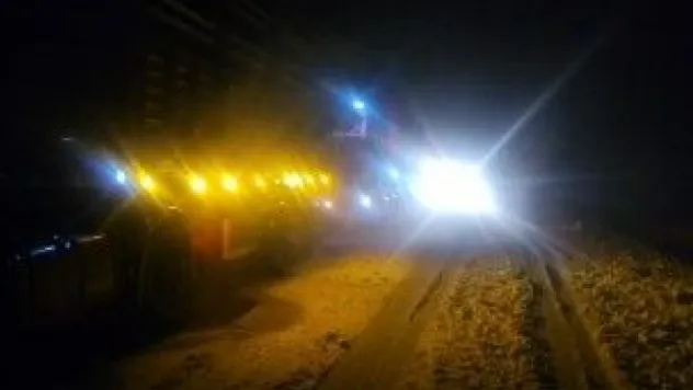 Tırlar Kara Saplandı