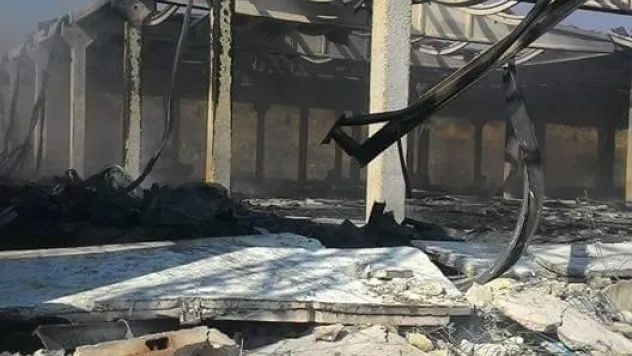 YUCE PLASTIK FABRIKASINDA YANGIN ÇIKTI