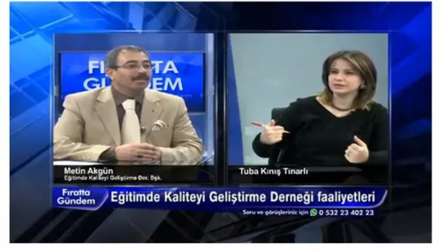 EKG Başkanı Metin Akgün, Kanal Fırat'da