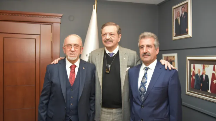 TOBB Başkanı Hisarcıklıoğlu: Başkan Dumandağ’ın bilgi ve tecrübesinden istifade ediyorum.