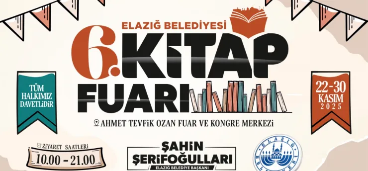 6. KİTAP FUARI, 22 KASIM'DA KAPILARINI AÇIYOR