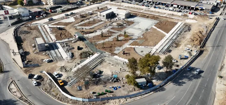 Başkan Şerifoğulları Doğu Park'ta İncelemelerde Bulundu