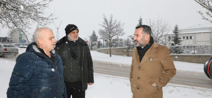 Başkan Şerifoğulları, Karla Mücadele Çalışmalarını İnceledi