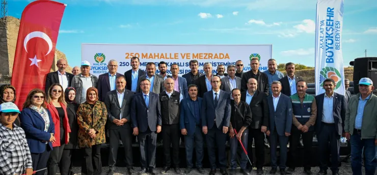 Büyükşehir Belediyesi'nden Üreticilere Boru Desteği