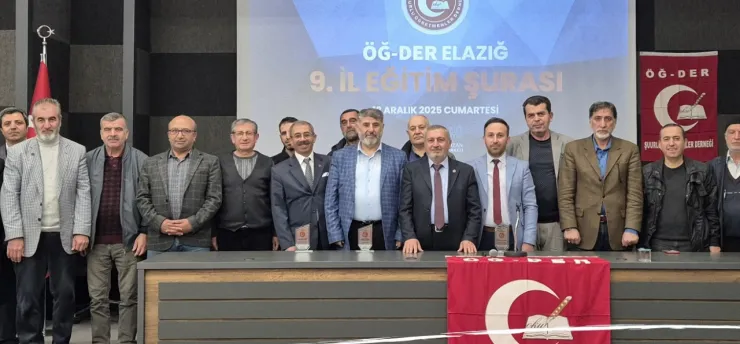 Elazığ'da 9. İl Eğitim Şurası Gerçekleştirildi