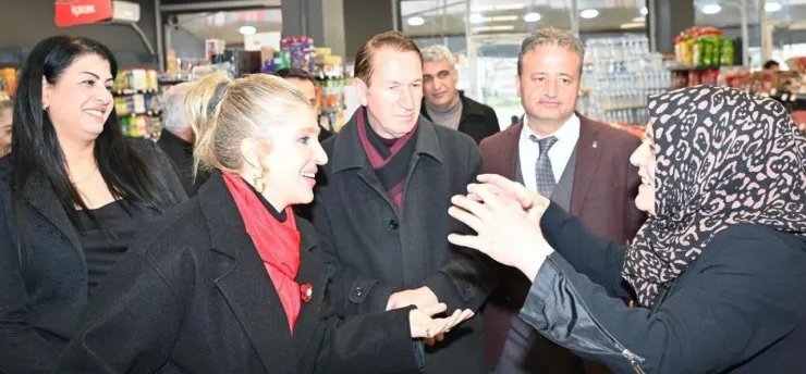 Milletvekili Ölmeztoprak'tan Kop Boykot Market'e Ziyaret