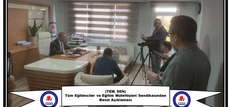 Tüm Eğitimciler ve Eğitim Müfettişleri Sendikasından Basın Açıklaması