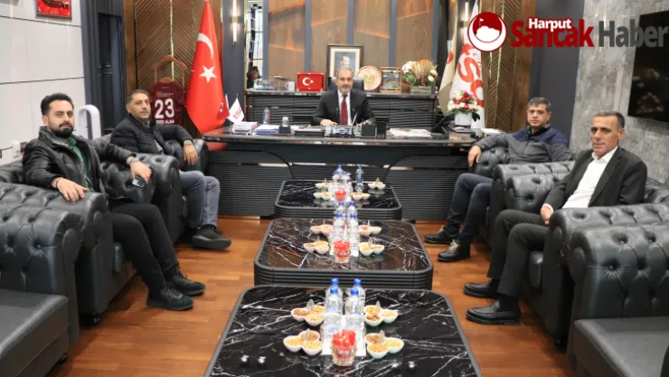 27.Dönem Tunceli Milletvekili Polat Şaroğlu, Başkan Alan'ı Ziyaret Etti