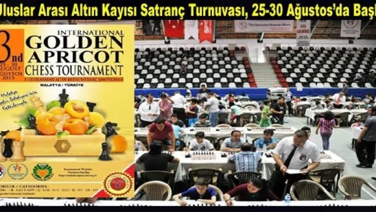 3. Altın Kayısı Satranç Turnuvası Başlıyor