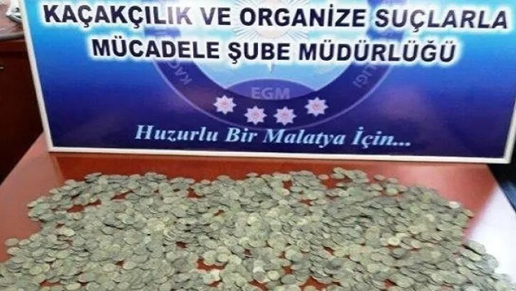 3 bin 560 adet tarihi sikke ele geçirdi