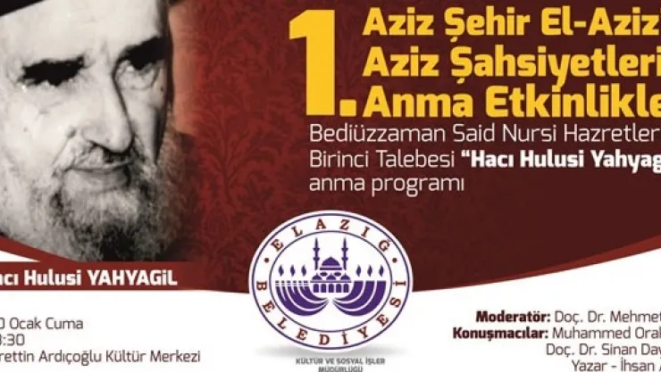 '30 Ocak Cuma günü H.Hulusi Yahyagil Anılacak'