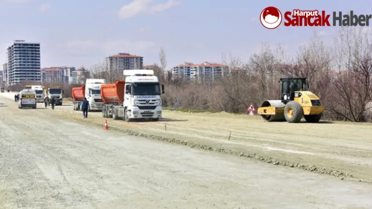 35 Metrelik Yolda Üst Yapı Çalışmalarına Başladı