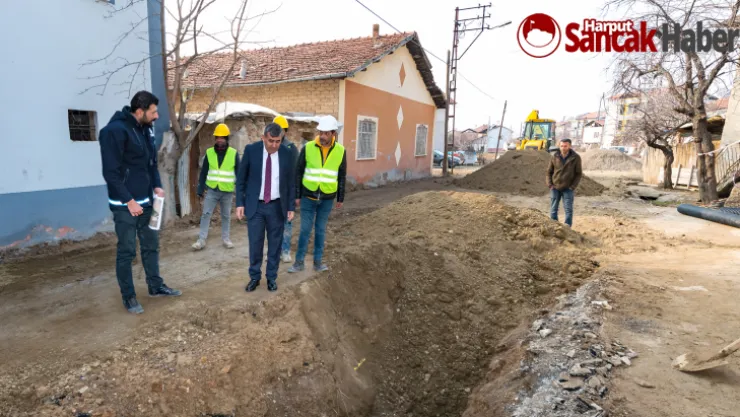 Topsöğüt ün Kanalizasyon Hatları Yenileniyor