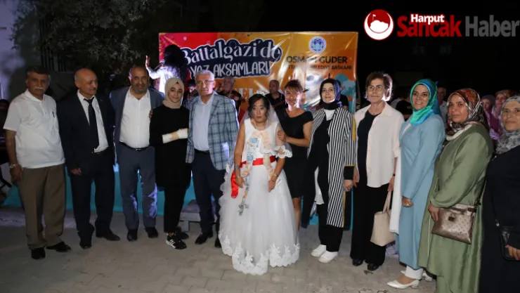 'Battalgazi'de Yaz Akşamlar' Özel Bir Düğüne Ev Sahipliği Yaptı