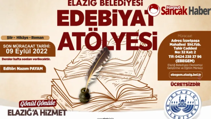 Edebiyat Atölyesi Başvuruları 9 Eylül'e Kadar Uzatıldı