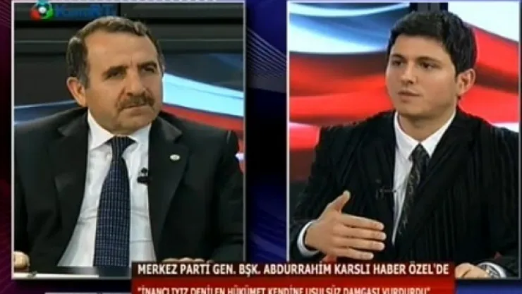 Abdurrahim Karslı 'Bir yerde hukuksuzluk varsa, hırsızlık da vardır'