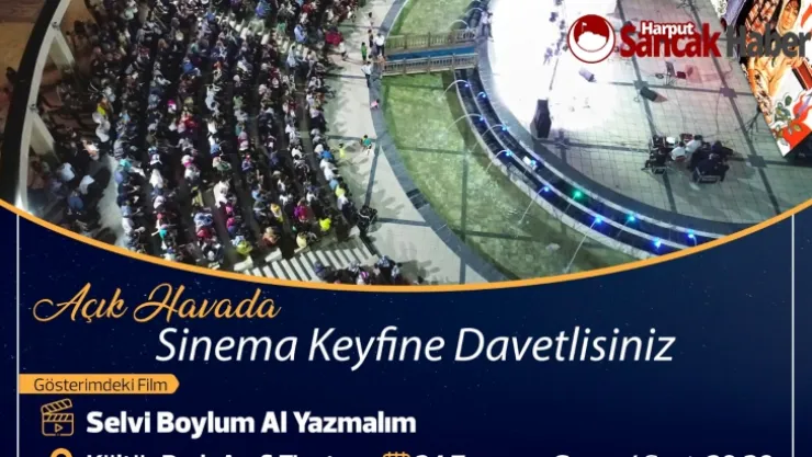 'Açık Hava Sineması' Etkinlikleri Sürüyor