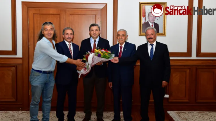 Ahi Heyeti Vali Hulusi Şahin'i Ziyaret Etti