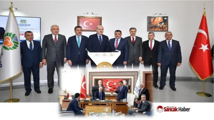 AK Parti Genel Başkan Vekili Kurtulmuş'tan Büyükşehir Belediyesini ziyaret