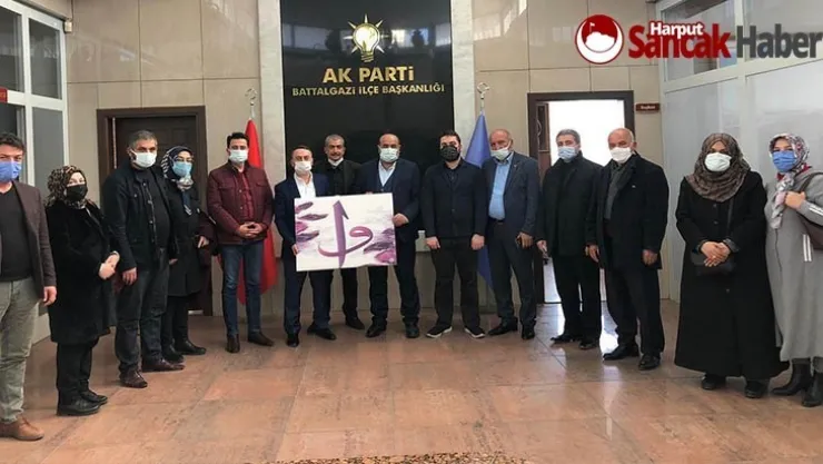 Akçadağ Dayanışma Derneği'nden Başkan Kahveci'ye Ziyaret