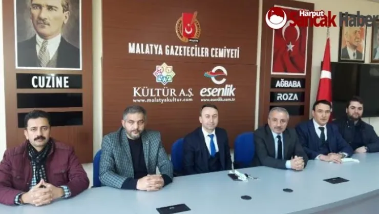 AKÇADAĞ-DER Gazeteciler Cemiyetini Ziyaret etti