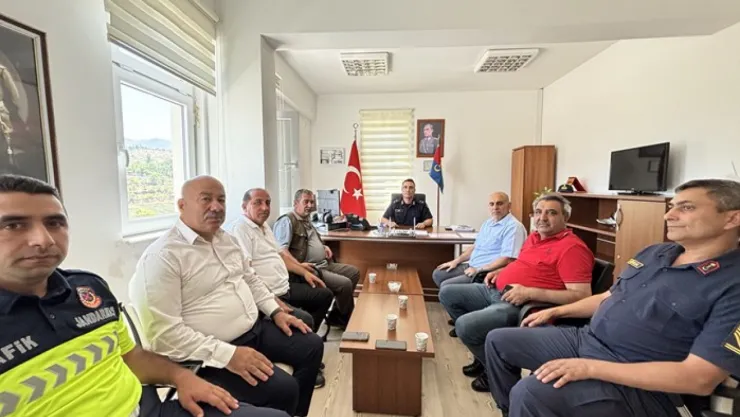 Arapgir Belediyesi'nden İlçe Jandarma Komutanlığı'na nezaket ziyareti