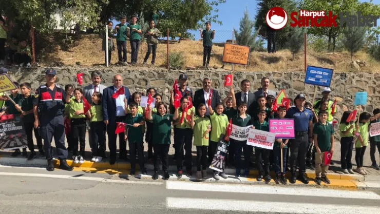 Arapgir'de 'Yayalara Öncelik Duruşu, Hayata Saygı Duruşu' Etkinliği