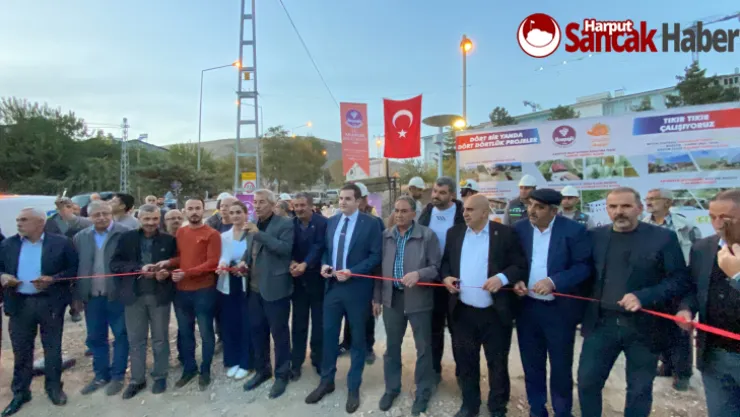 Arapgir Doğalgaz Meşalesi Yakarak  Doğalgaza Kavuşmasını Kutladı