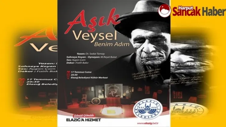 'Aşık Veysel Benim Adım' Adlı Oyun Tiyatro Severlerle Buluşuyor
